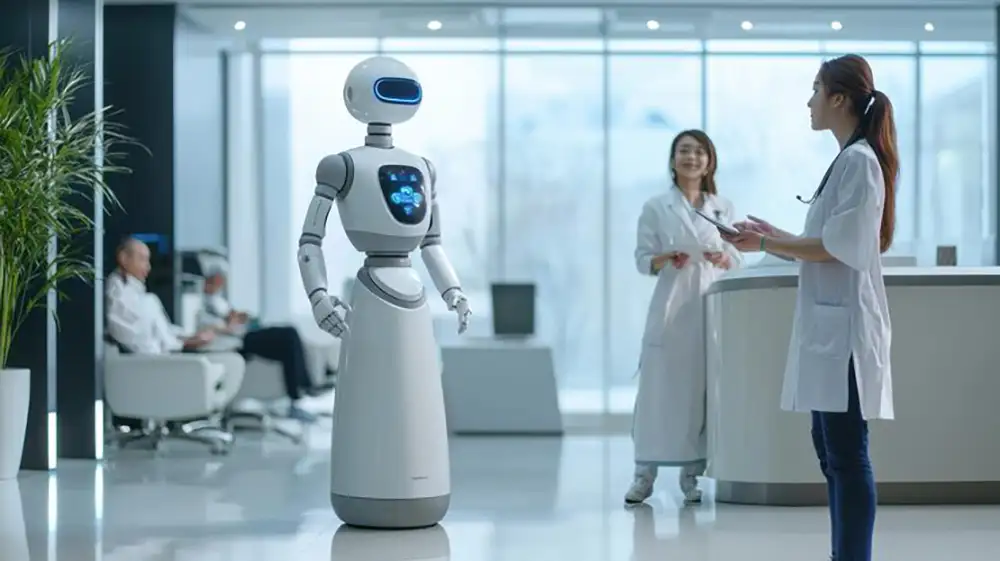 クリニック業務向けロボにAI搭載し診療全体の自動化と効率化を実現